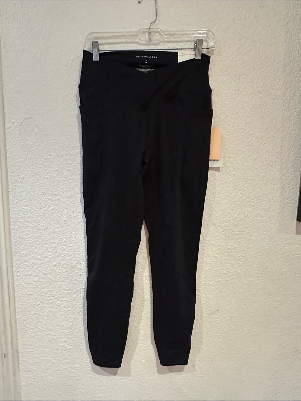 Black Leggings crisscross style (L)